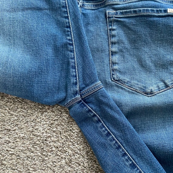 L L Bean Womens Signature Original Jeans High Rise Straight Leg Size 16 - Picture 11 of 12